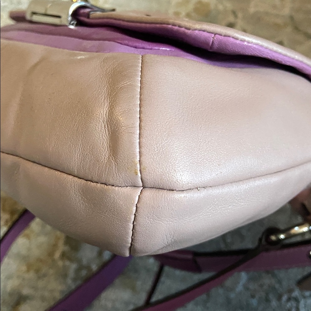 Coach 2013 Kristen Spectator Purple and Violet Crossbody-Shoulder Bag - Picture 15 of 16